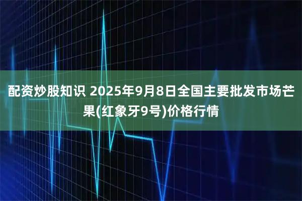 配资炒股知识 2025年9月8日全国主要批发市场芒果(红象牙9号)价格行情
